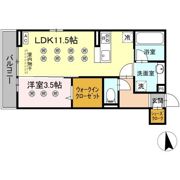 LAZO行橋の間取り画像