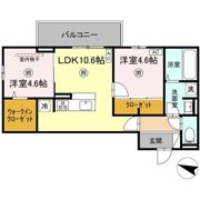MER行事 B棟の間取り画像