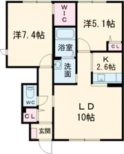 クレストⅡの間取り画像