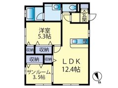 ファーストストーリーⅠの間取り画像