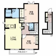 ブランシェ藤森 Dの間取り画像