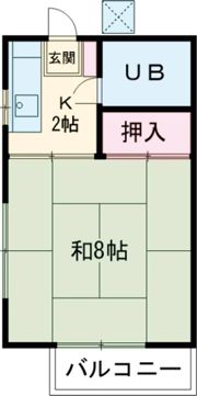 沖ハイツの間取り画像