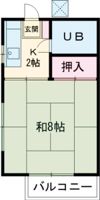 沖ハイツの間取り画像