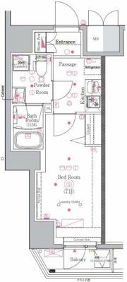 GENOVIA川崎Ⅲの間取り画像