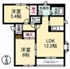 Mimasuコーポの間取り画像