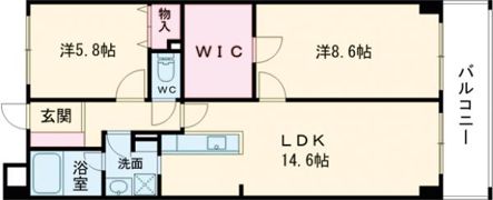 ヴィル・ド・フルールの間取り画像