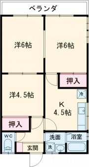 第2カーサ秋川の間取り画像