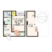 IMPERIAL RESIDENCE塚本の間取り画像