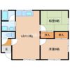 聖ハイツ第2の間取り画像