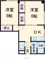 ハイツ善徳の間取り画像
