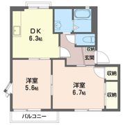 ハイツタカヤシキ C棟の間取り画像