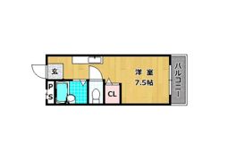 レオハイム長尾3の間取り画像