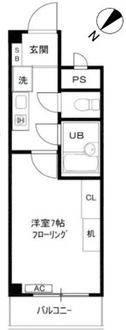 アドバンス拝島の間取り画像