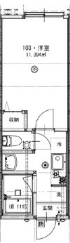 ラパ オリーブの間取り画像