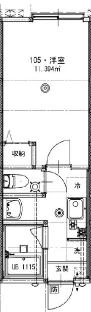 （仮称）和良比アパートの間取り画像