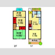 テラスハウス若林の間取り画像