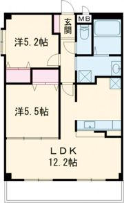 アムシュロス神戸北の間取り画像