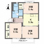 メゾンボヌール A棟の間取り画像