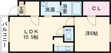 ピアコートAの間取り画像