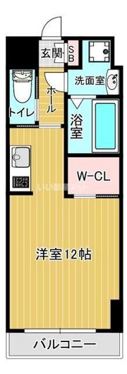 コルドンルージュの間取り画像