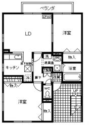 サンプラザ糸米の間取り画像