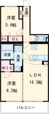 サニーコート梅満の間取り画像