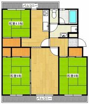 ユートピア城見の間取り画像