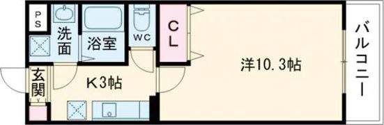シャルマンサンワの間取り画像