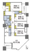 ザ・ハシモト タワーの間取り画像
