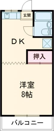 サンパールハイツの間取り画像