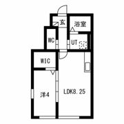 東仙台新築アパートの間取り画像