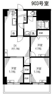 ひがしレジデンスの間取り画像