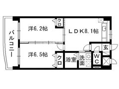 コートハウス大手町の間取り画像