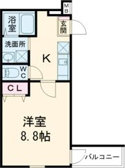 フジパレス西三荘Ⅴ番館の間取り画像