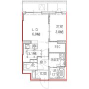 南海高師浜賃貸マンション(仮称)の間取り画像