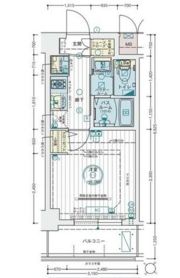 エステムコート神戸元町Ⅱリザーヴの間取り画像
