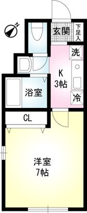 ドエル・カルム大倉山の間取り画像