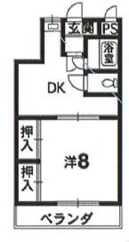 エグゼ松茂の間取り画像