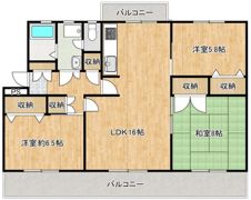 エステート百草台の間取り画像