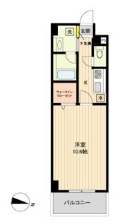 ベルメゾン若林の間取り画像