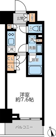 プライマル浅草言問通の間取り画像