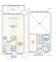 ドゥーエ新丸子の間取り画像