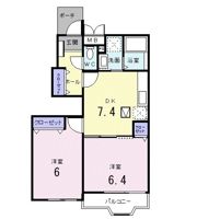 グリーンヒルの間取り画像