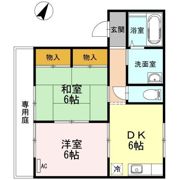 プレジール倉本 A棟の間取り画像