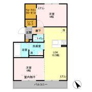 ケント Aの間取り画像