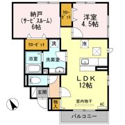 フローラル清水 A棟の間取り画像