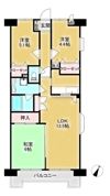 田園パーク土呂の間取り画像