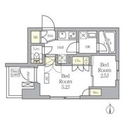 アジールコート王子の間取り画像