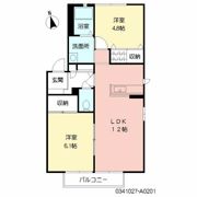 Sunny court 屋野 II棟の間取り画像