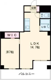 アプリーレ京町の間取り画像